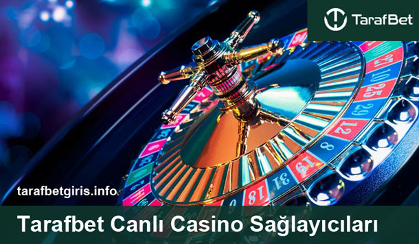 Tarafbet bahis sitesi sunduğu geniş canlı casino sağlayıcıları sayesinde çeşitli oyun ağına ulaşıyor.